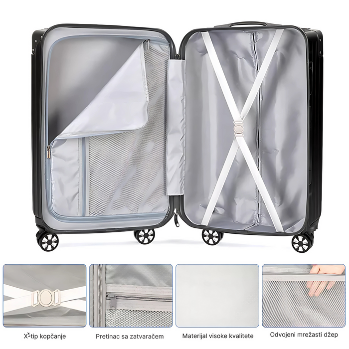 CASEON set od 4 kofera