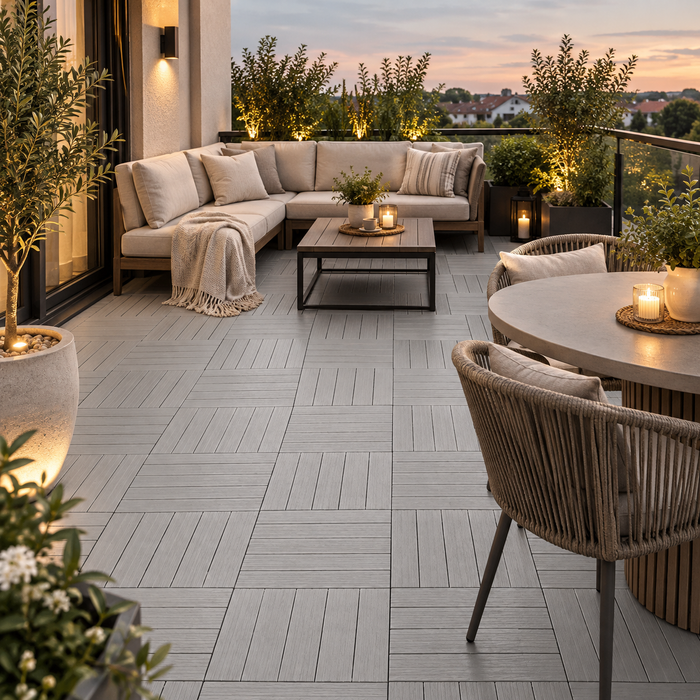 TERRON - plasticna podna obloga decking (1m²)