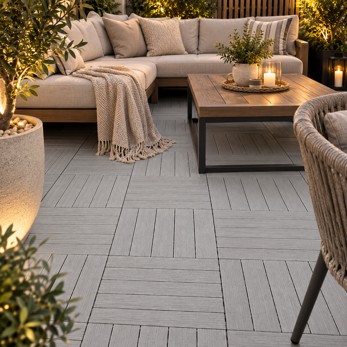 TERRON - plasticna podna obloga decking (1m²)