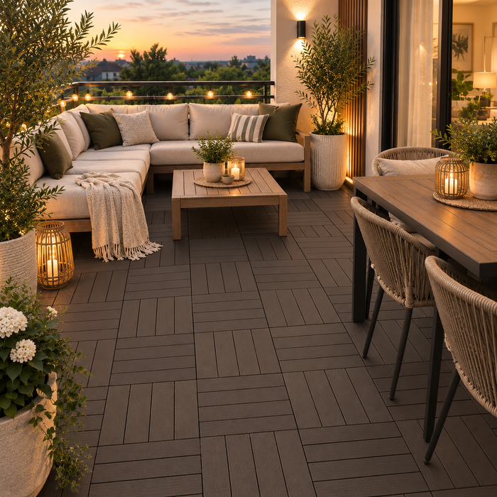 TERRON - plasticna podna obloga decking (1m²)