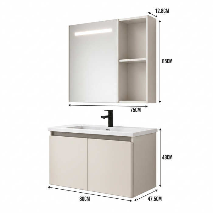 SILEX kupatilski set (ormarić + lavabo + ogledalo)