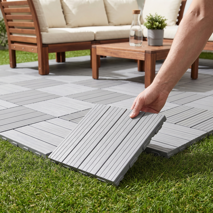 TERRON - plasticna podna obloga decking (1m²)