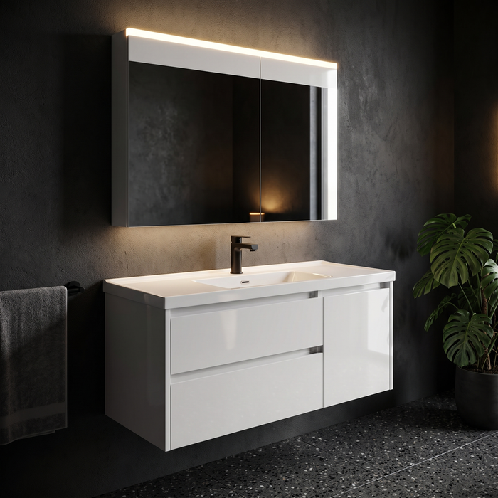MARQUA kupatilski set (ormarić + lavabo + ogledalo)
