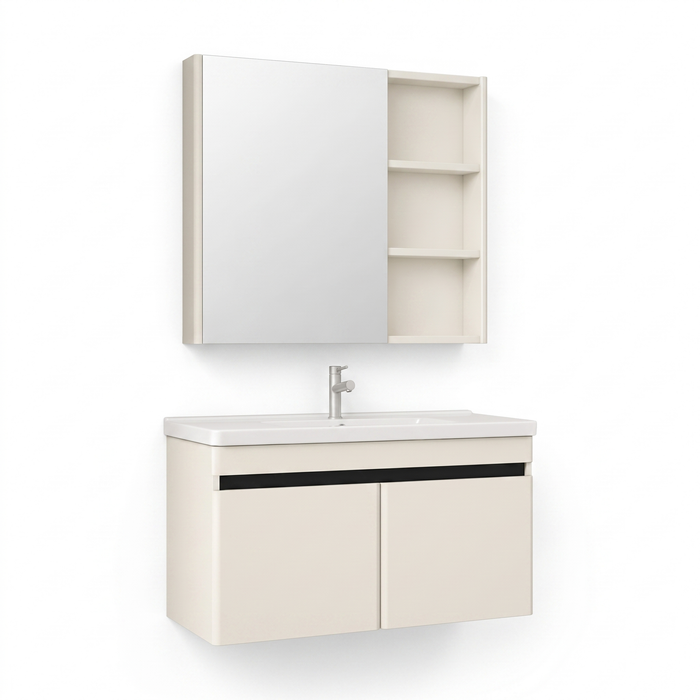 VAPOR kupatilski set (ormarić + lavabo + ogledalo)