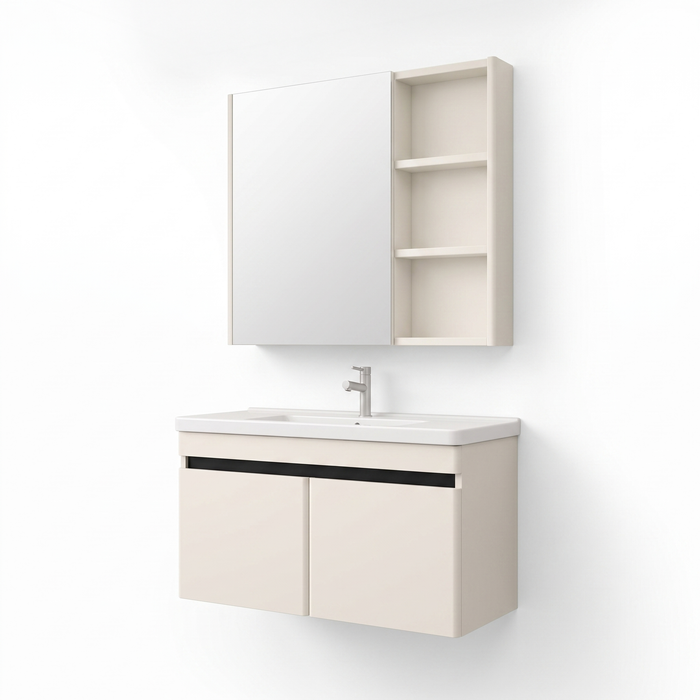 VAPOR kupatilski set (ormarić + lavabo + ogledalo)