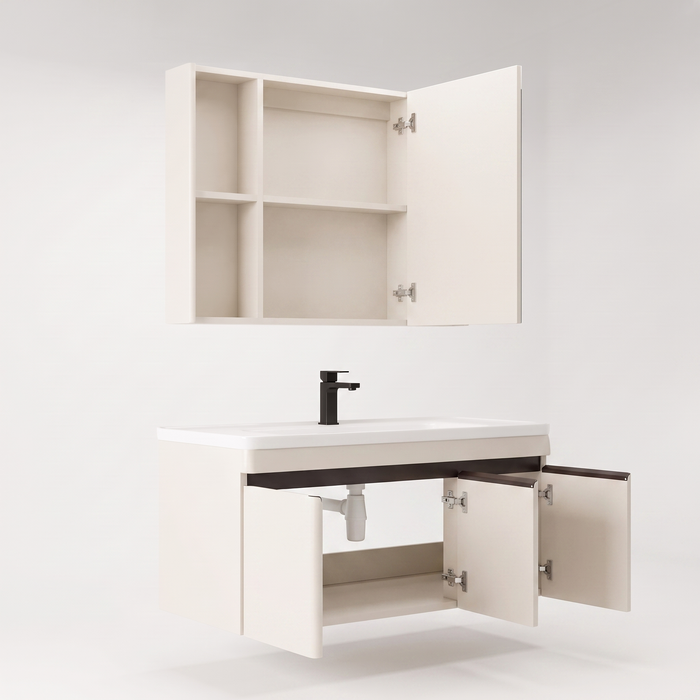 VAPOR kupatilski set (ormarić + lavabo + ogledalo)
