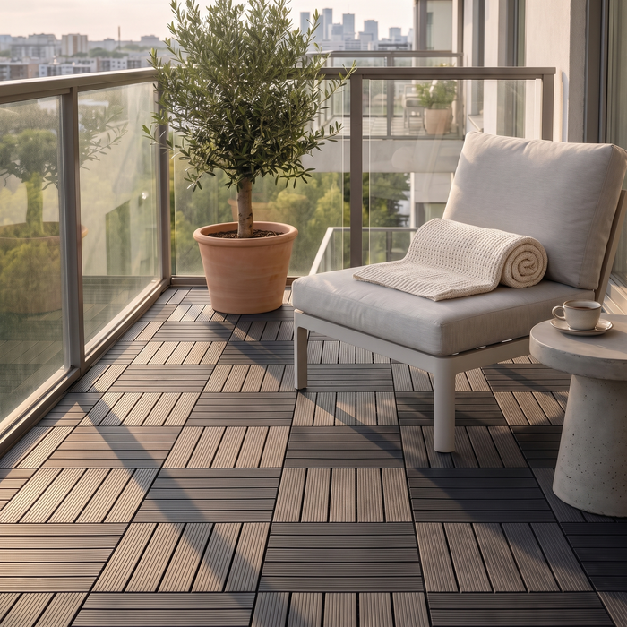 TERRON - plasticna podna obloga decking (1m²)