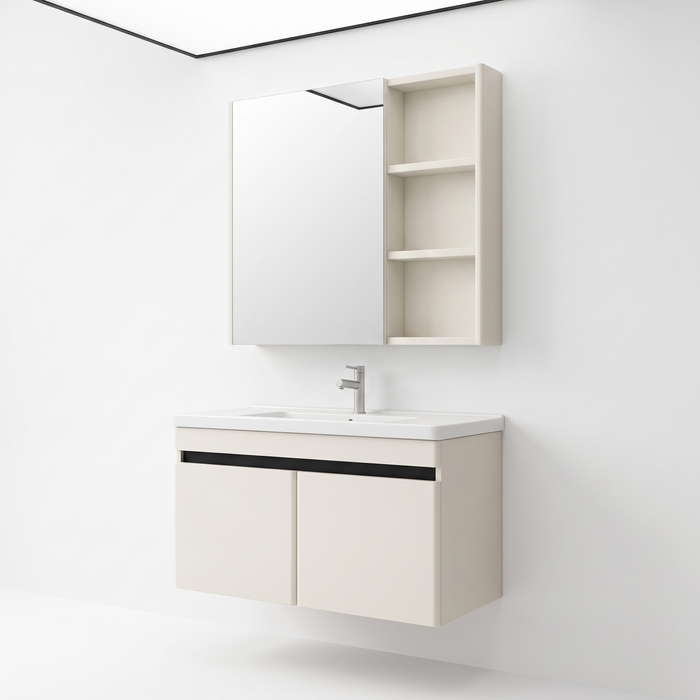 VAPOR kupatilski set (ormarić + lavabo + ogledalo)