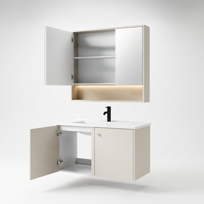 RIVA kupatilski set (ormarić + lavabo + ogledalo)