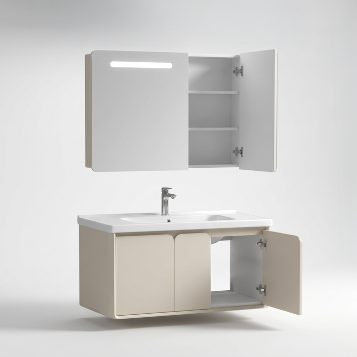OVALIS kupatilski set (ormarić + lavabo + ogledalo)