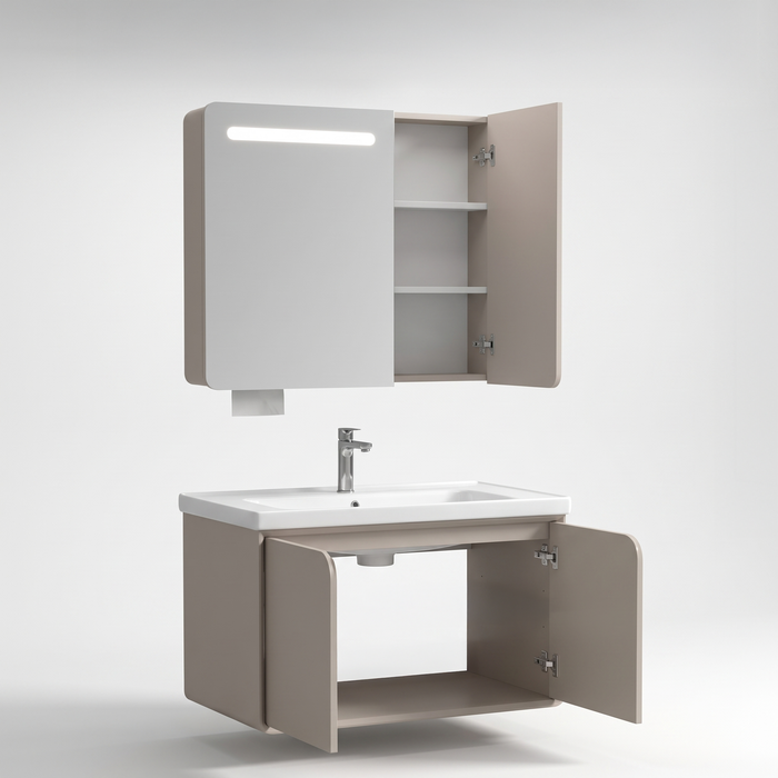 OVALIS kupatilski set (ormarić + lavabo + ogledalo)
