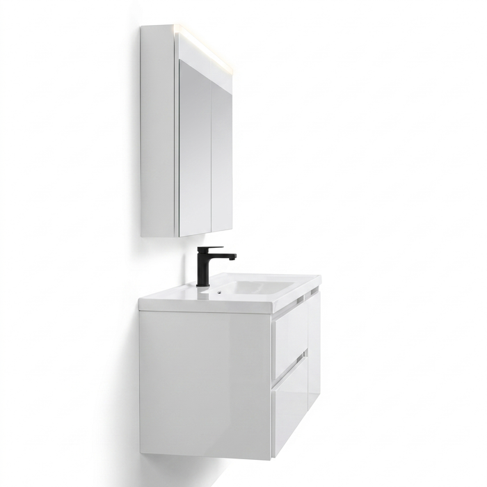 MARQUA kupatilski set (ormarić + lavabo + ogledalo)