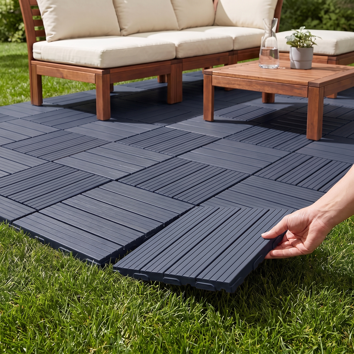 TERRON - plasticna podna obloga decking (1m²)