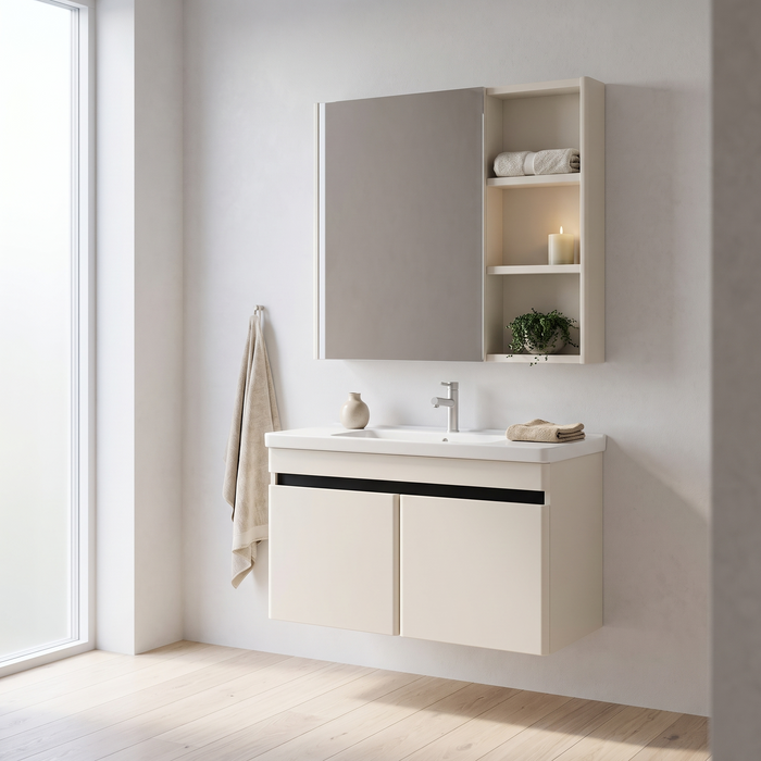 VAPOR kupatilski set (ormarić + lavabo + ogledalo)