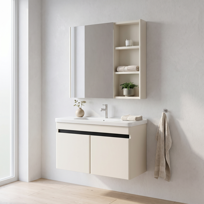 VAPOR kupatilski set (ormarić + lavabo + ogledalo)
