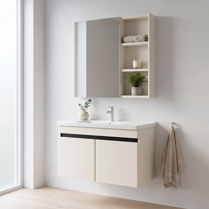 VAPOR kupatilski set (ormarić + lavabo + ogledalo)