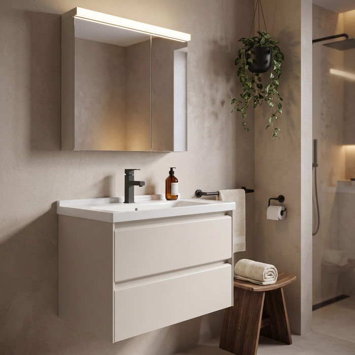 MARQUA kupatilski set (ormarić + lavabo + ogledalo)