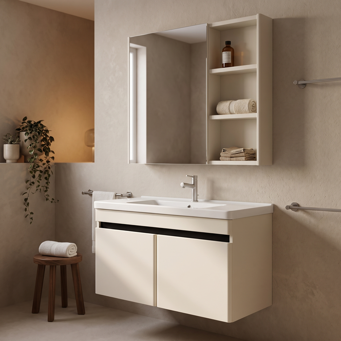 VAPOR kupatilski set (ormarić + lavabo + ogledalo)