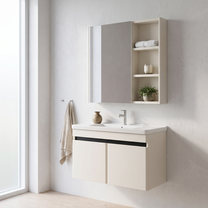 VAPOR kupatilski set (ormarić + lavabo + ogledalo)