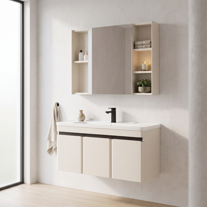 VAPOR kupatilski set (ormarić + lavabo + ogledalo)
