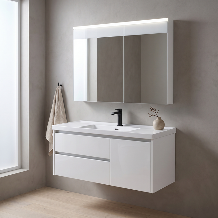 MARQUA kupatilski set (ormarić + lavabo + ogledalo)