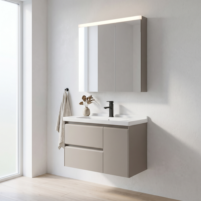 MARQUA kupatilski set (ormarić + lavabo + ogledalo)