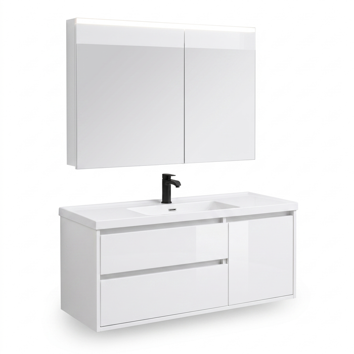 MARQUA kupatilski set (ormarić + lavabo + ogledalo)