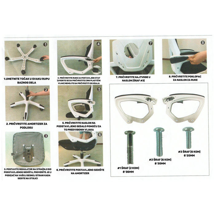RAPTURE ergonomicna stolica (YT-818)