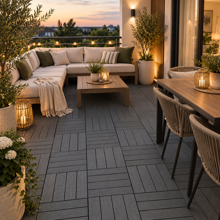 TERRON - plasticna podna obloga decking (1m²)