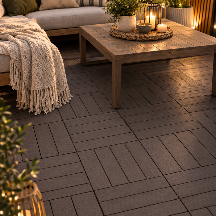 TERRON - plasticna podna obloga decking (1m²)