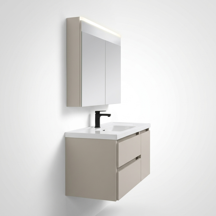MARQUA kupatilski set (ormarić + lavabo + ogledalo)