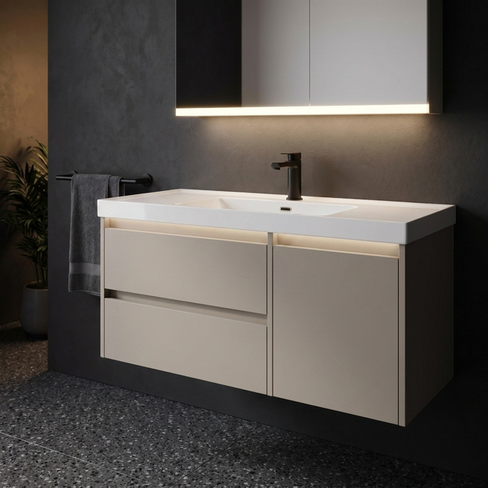 MARQUA kupatilski set (ormarić + lavabo + ogledalo)
