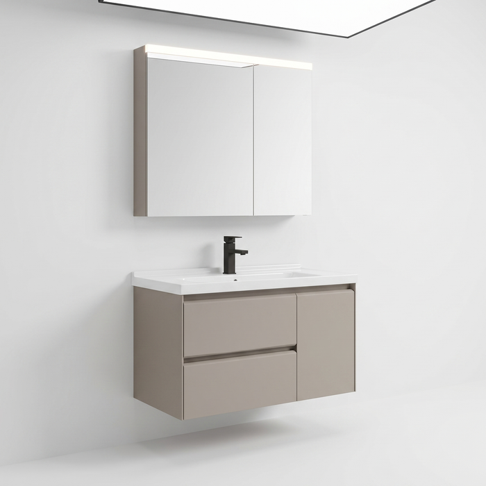 MARQUA kupatilski set (ormarić + lavabo + ogledalo)