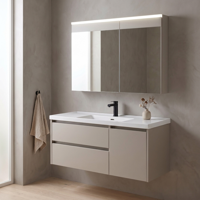 MARQUA kupatilski set (ormarić + lavabo + ogledalo)