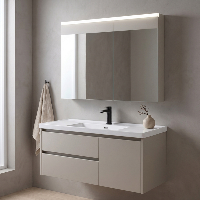 MARQUA kupatilski set (ormarić + lavabo + ogledalo)