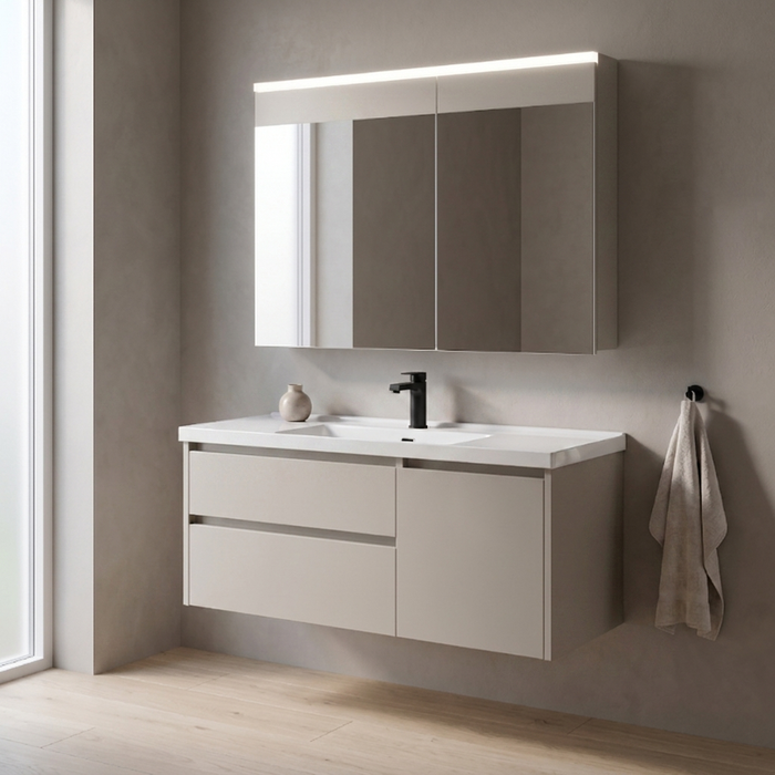 MARQUA kupatilski set (ormarić + lavabo + ogledalo)