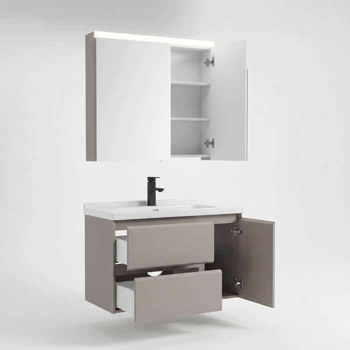 MARQUA kupatilski set (ormarić + lavabo + ogledalo)