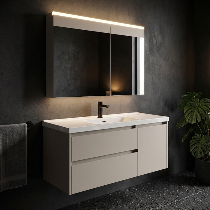 MARQUA kupatilski set (ormarić + lavabo + ogledalo)