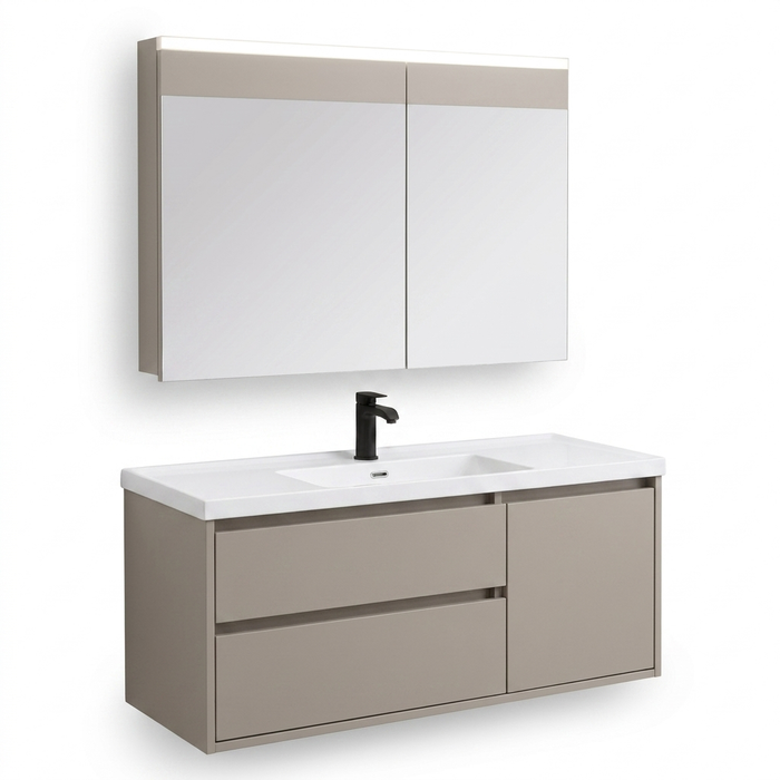 MARQUA kupatilski set (ormarić + lavabo + ogledalo)